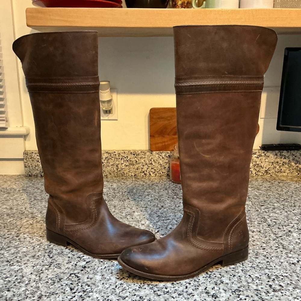 Frye Melissa Trapunto Boots